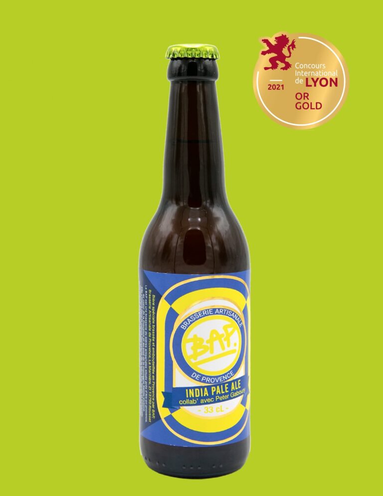 Bière BAP IPA médaille d'or Concours International de Lyon